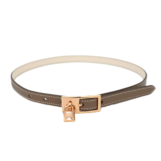 HERMES 081739CD LUCKY 15 REVERSIBLE BELT 70