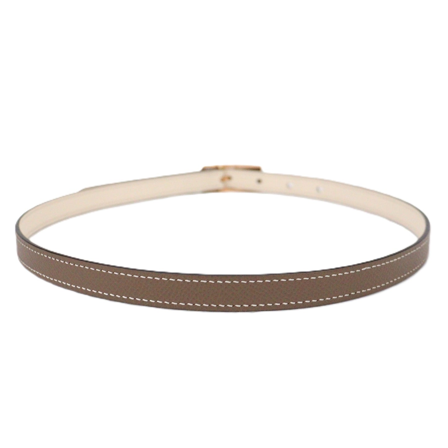 HERMES 081739CD LUCKY 15 REVERSIBLE BELT 70