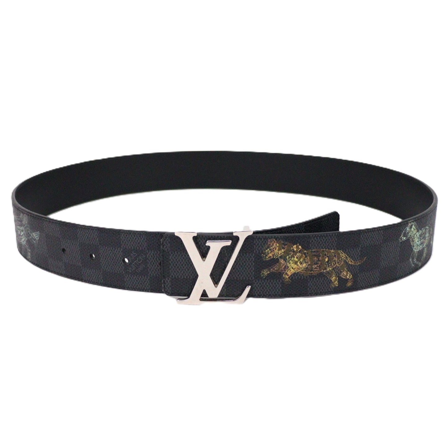 LOUIS VUITTON M0462U INITIALS 40MM REVERSIBLE 90