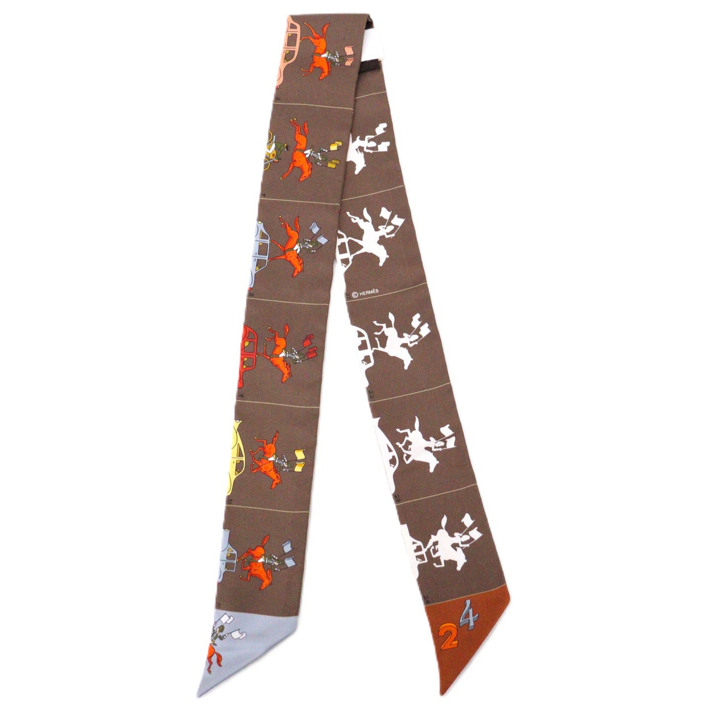 HERMES 064150S TWILLY SCARF