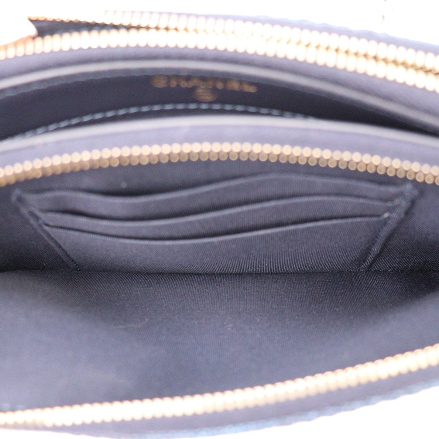 CHANEL DEAUVILL WALLET ON CHAIN