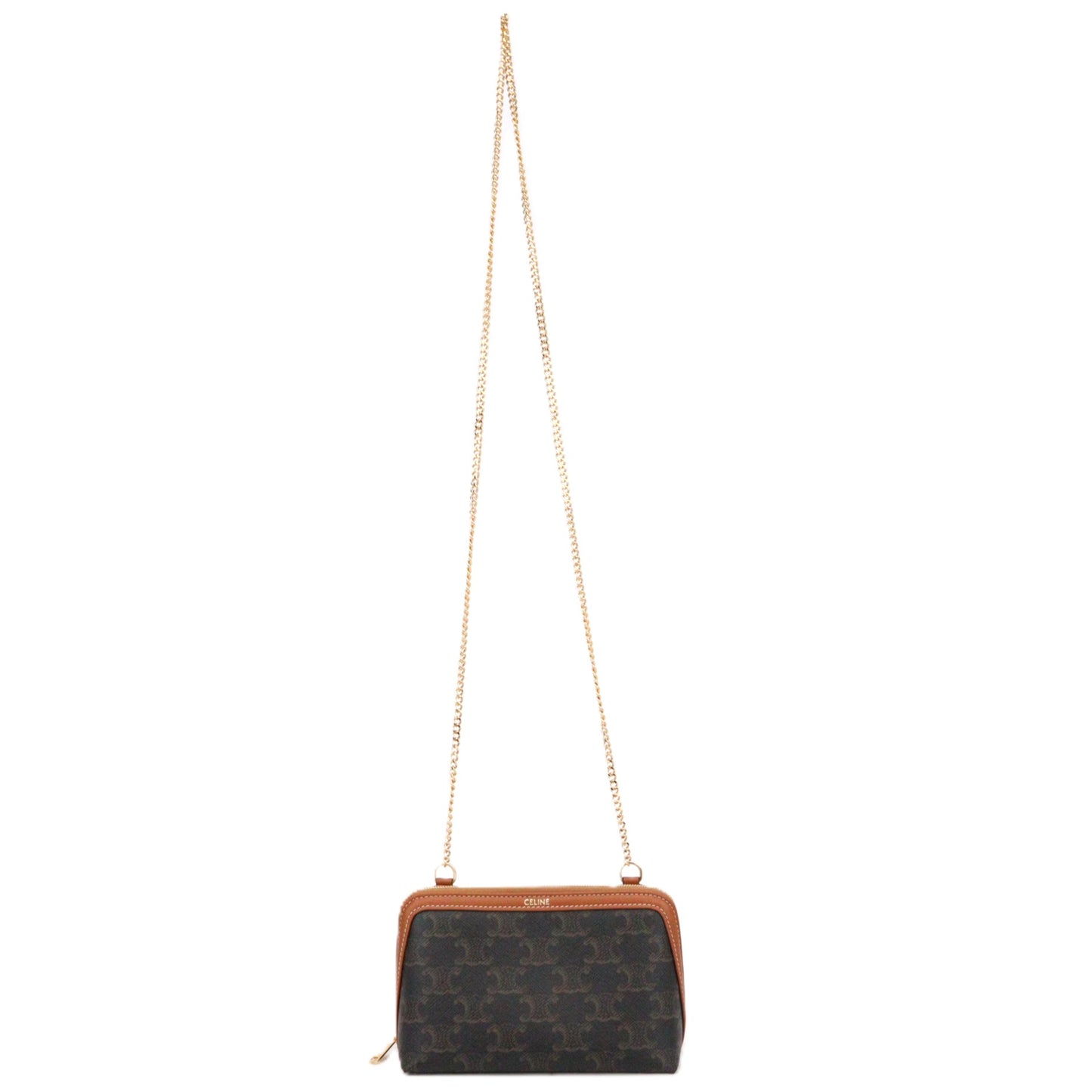 CELINE 10E382CBX CLUTCH ON CHAIN MINI BAG