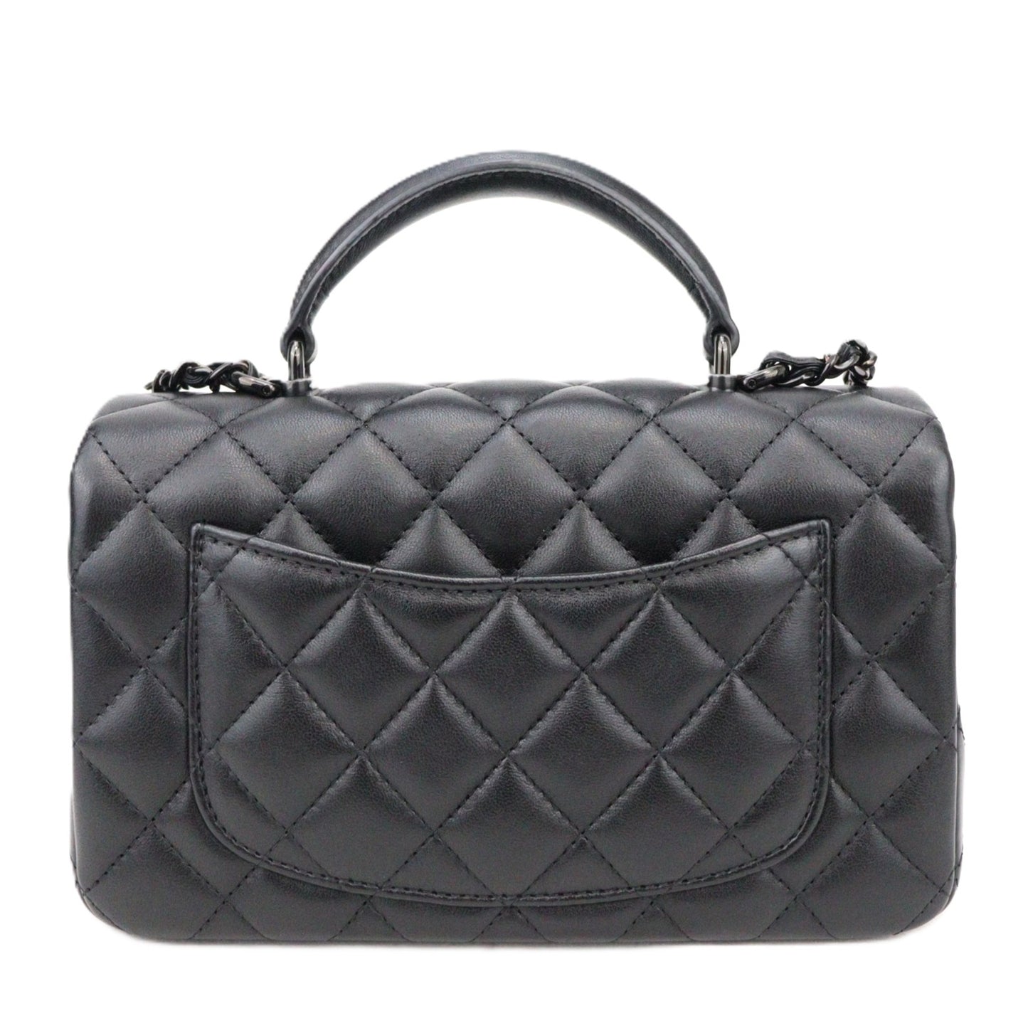 CHANEL AS2431 TOP HANDLE FLAP MINI HANDBAG
