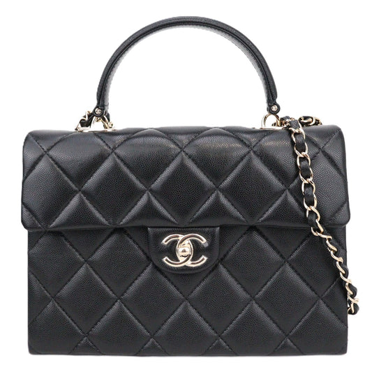 CHANEL AS4712 TOP HANDLE FLAP HANDBAG