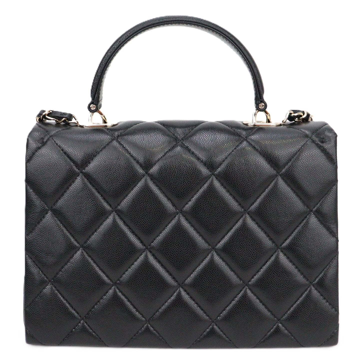 CHANEL AS4712 TOP HANDLE FLAP HANDBAG