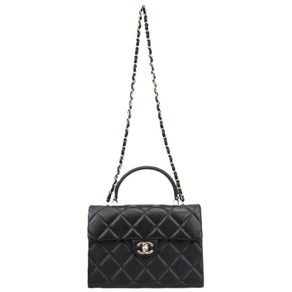 CHANEL AS4712 TOP HANDLE FLAP HANDBAG