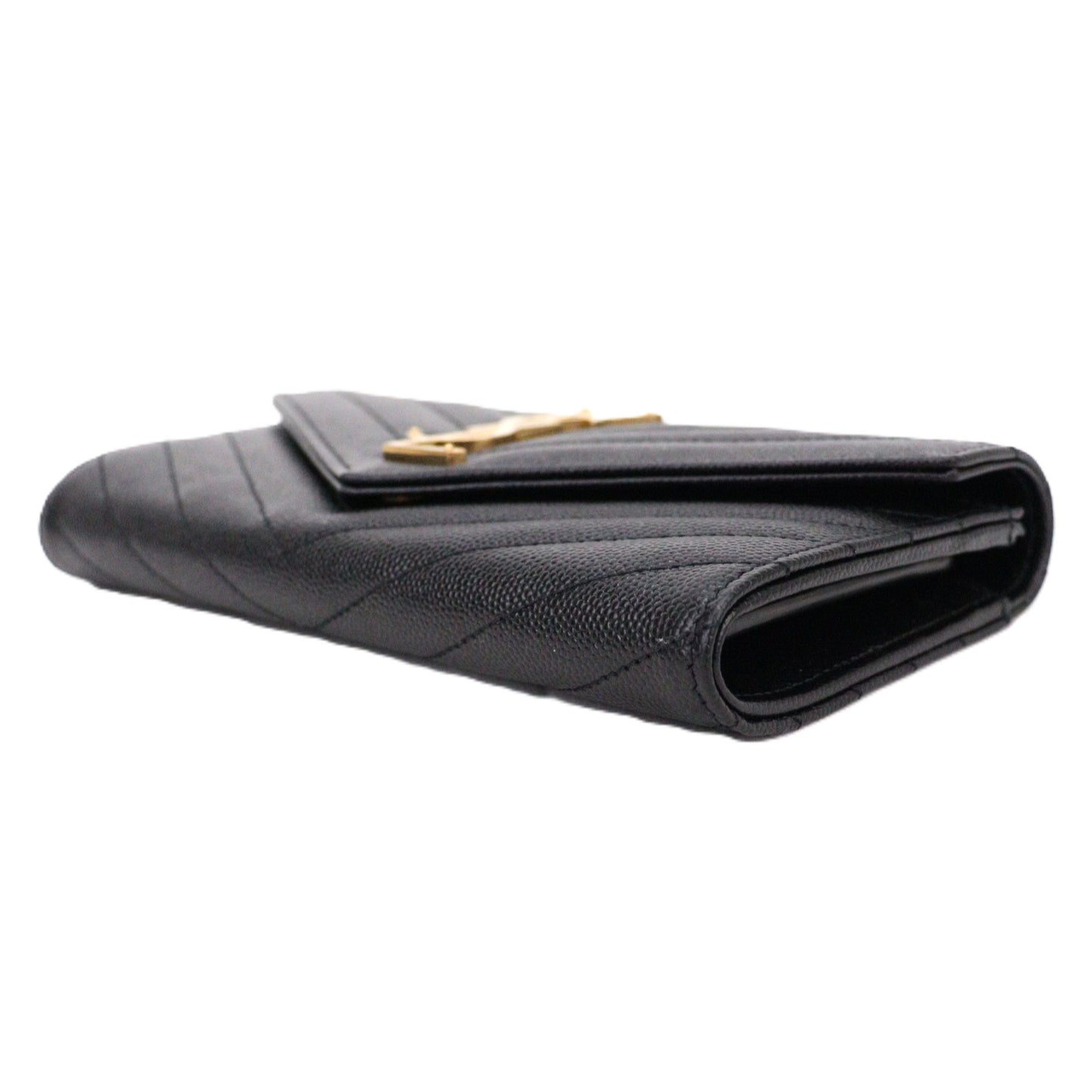 SAINT LAURENT 372264 BOW01 CASSANDRE LONG WALLET