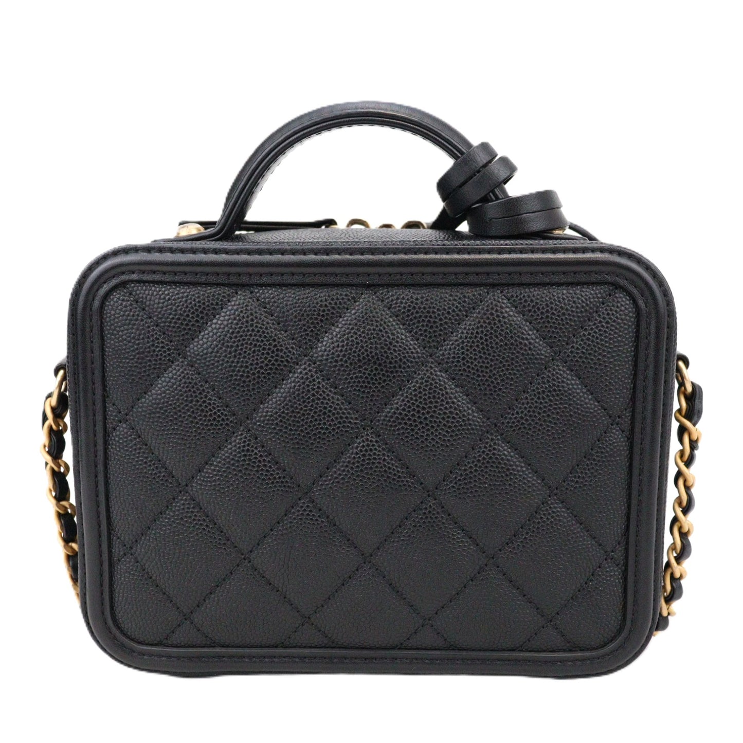 CHANEL 93342 CC FILIGREE VANITY BAG