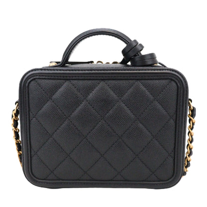 CHANEL 93342 CC FILIGREE VANITY BAG