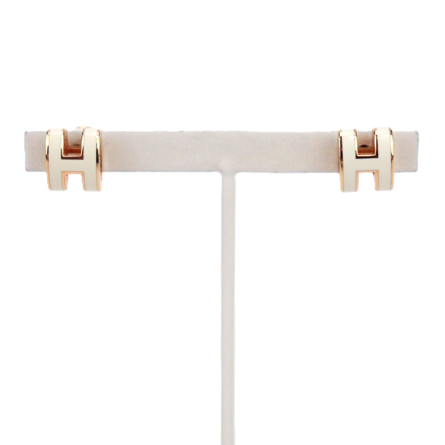 HERMES 608002FO POP H MINI EARRINGS