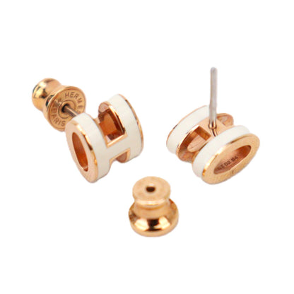 HERMES 608002FO POP H MINI EARRINGS