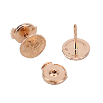 HERMES H120544B Ex-Libris Very Small Model Earrings