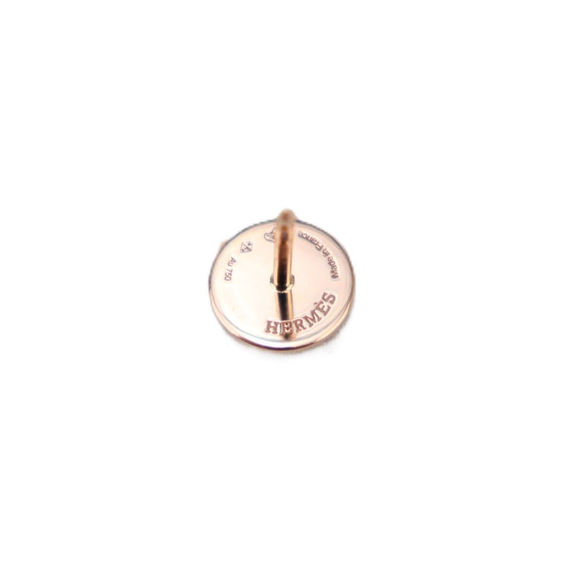 HERMES H120544B Ex-Libris Very Small Model Earrings