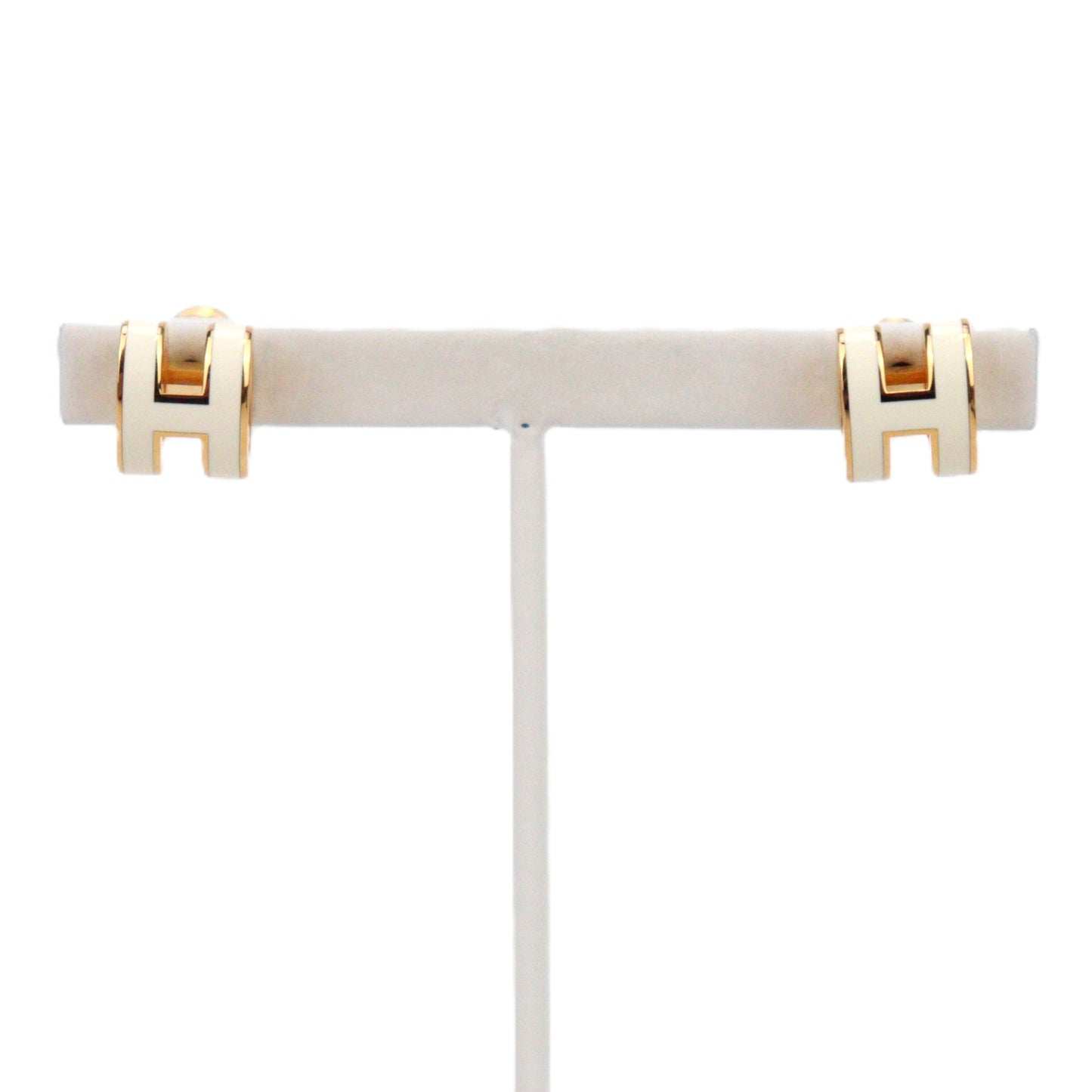 HERMES 608002F POP H MINI EARRINGS