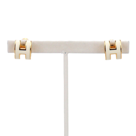 HERMES 608002F POP H MINI EARRINGS