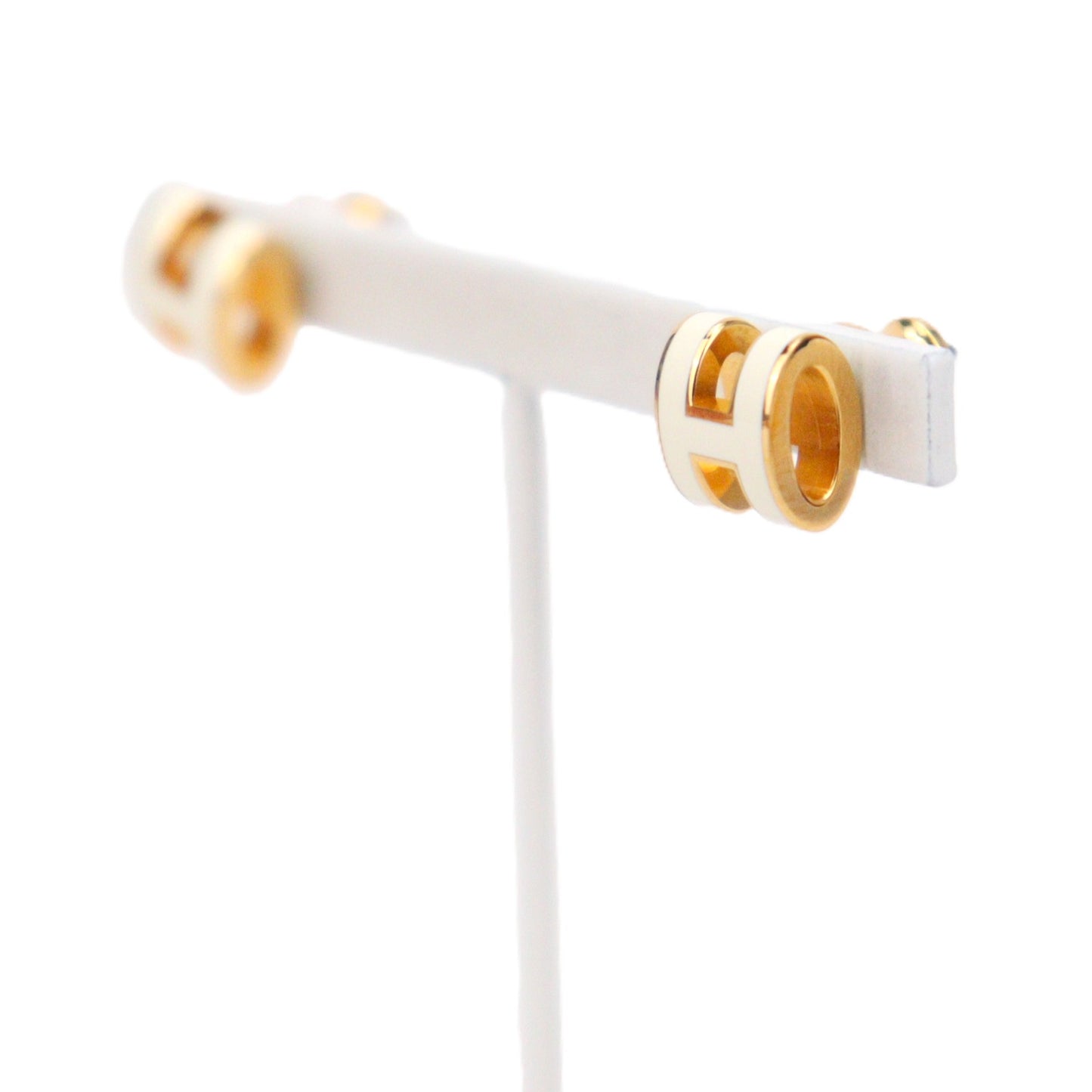 HERMES 608002F POP H MINI EARRINGS