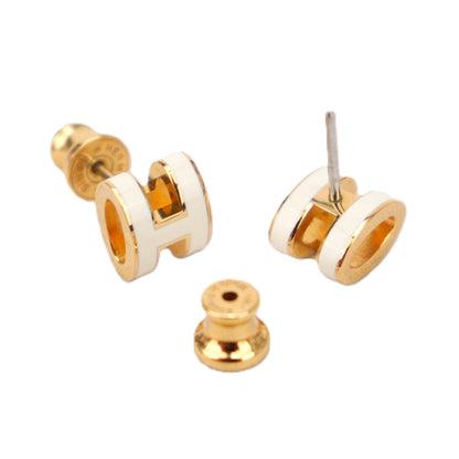 HERMES 608002F POP H MINI EARRINGS
