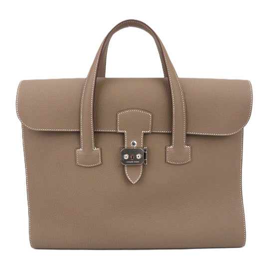 HERMES 085721CK SAC A DEPECHES LIGHT 1-36 BRIEFCASE