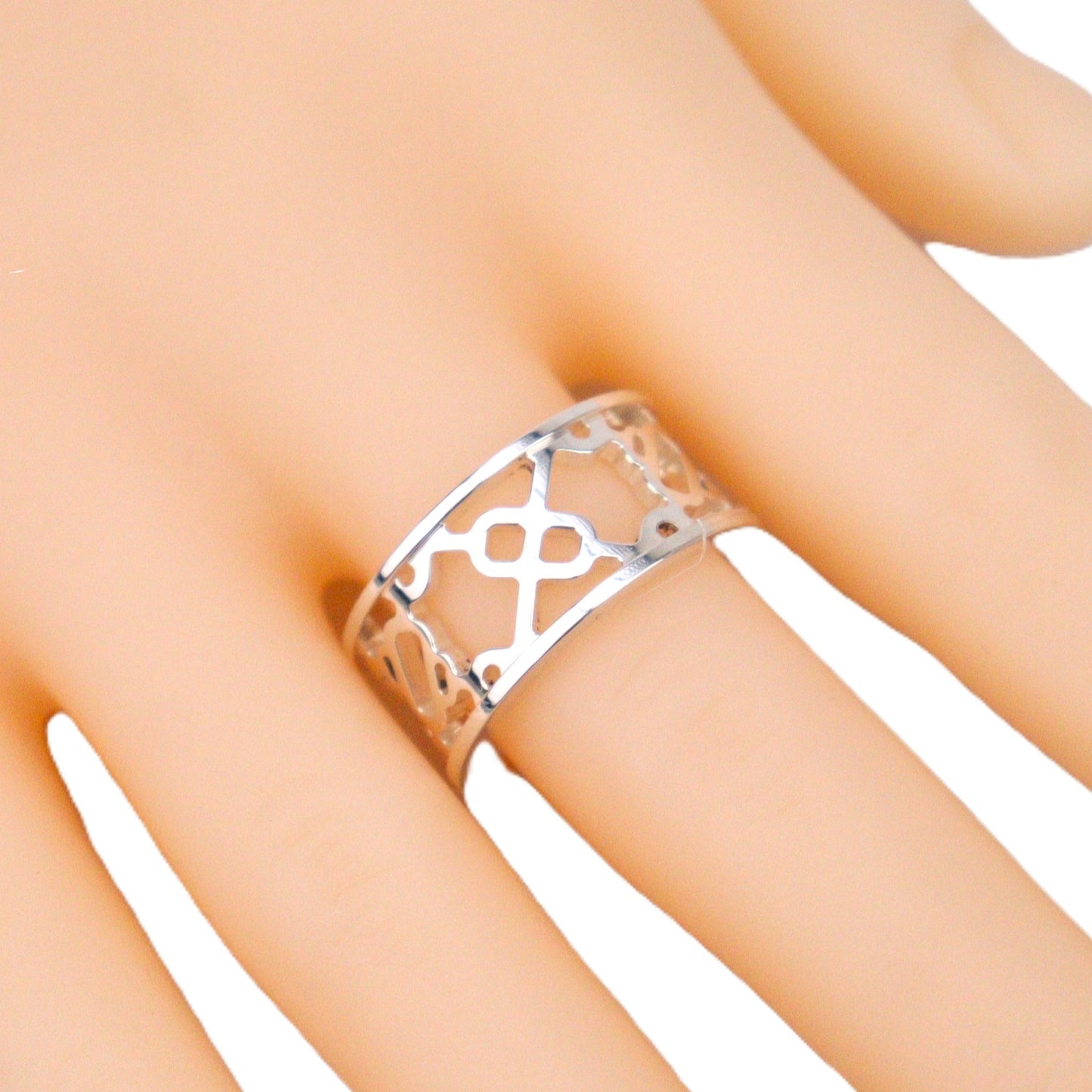 HERMES Chaine d'Ancre Passerelle Ring