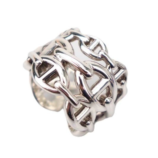 HERMES H109506B Chaine d'Ancre Enchainee Large Model Ring