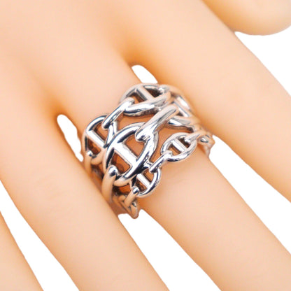 HERMES H109506B Chaine d'Ancre Enchainee Large Model Ring