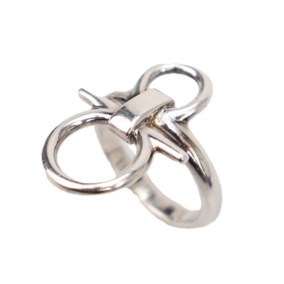 HERMES H115606B Mors de Bride Medium Model Ring