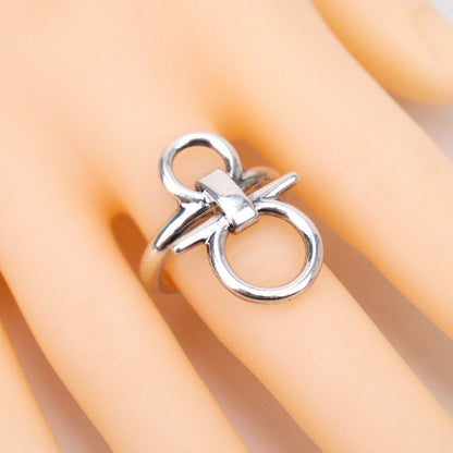 HERMES H115606B Mors de Bride Medium Model Ring