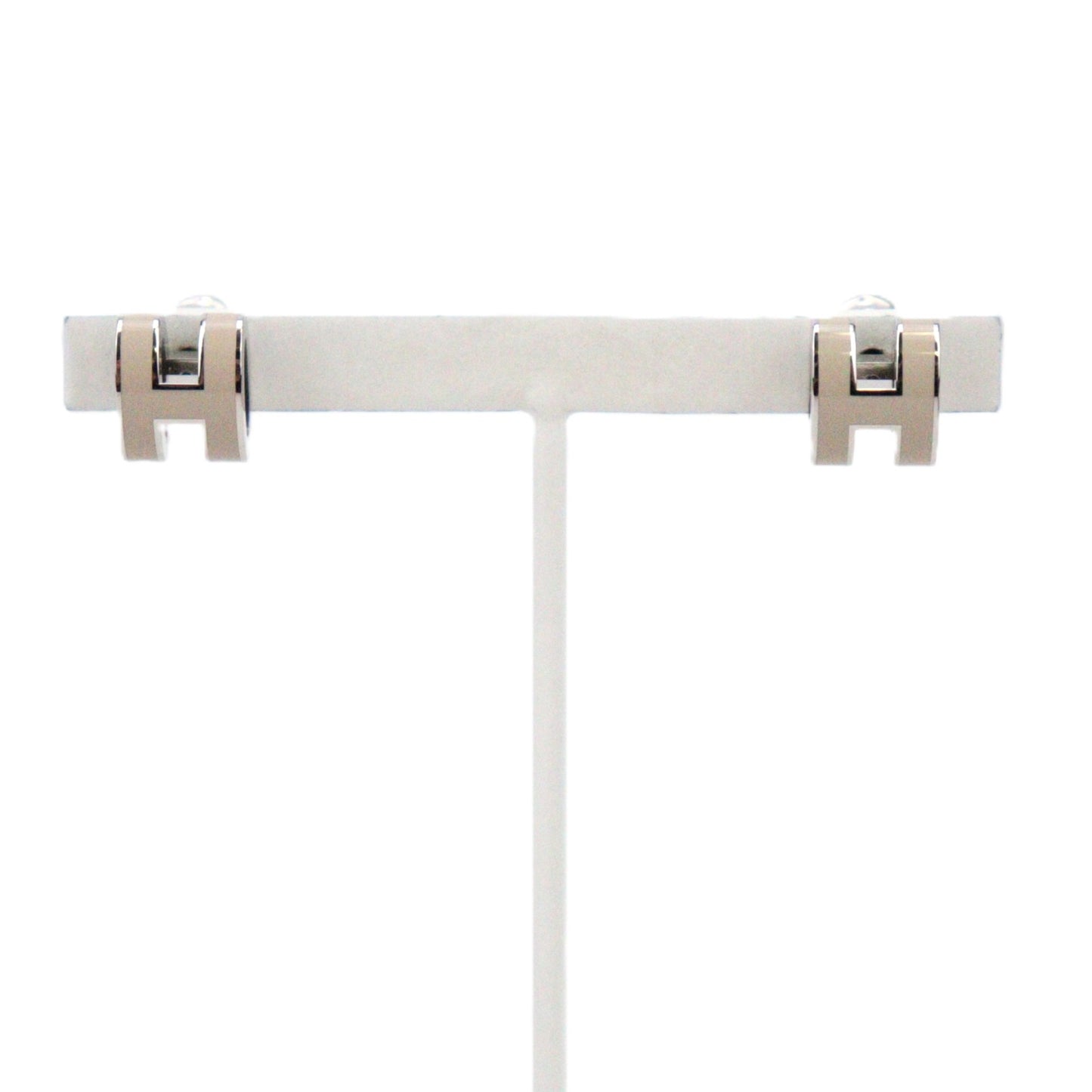 HERMES 608002FP POP H MINI EARRINGS