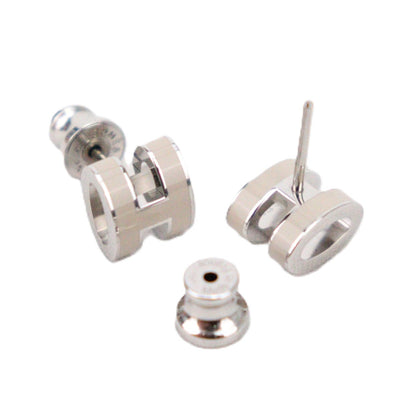 HERMES 608002FP POP H MINI EARRINGS