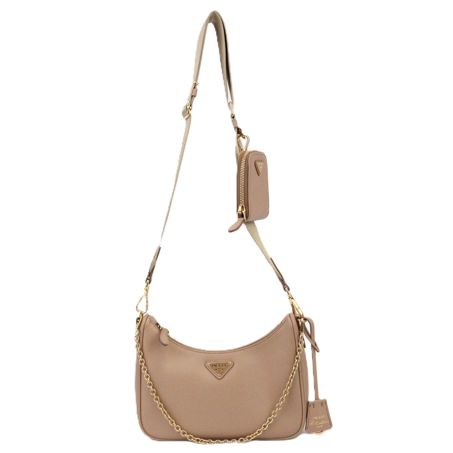 PRADA 1BH204 HOBO BAG