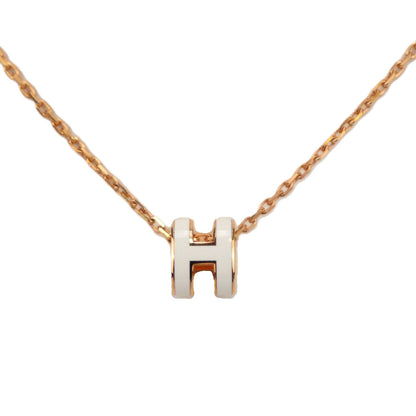 HERMES 147992FO POP H MINI NECKLACE