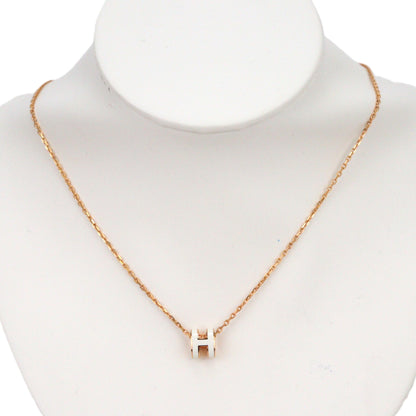 HERMES 147992FO POP H MINI NECKLACE