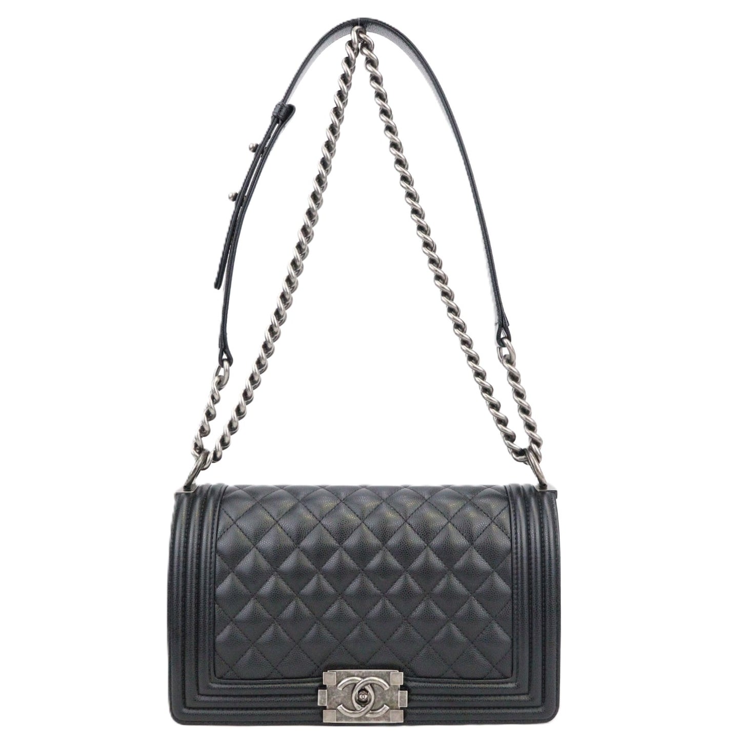 CHANEL 67086 BOY CHANEL MEDIUM SHOULDER BAG