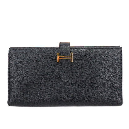 HERMES 039078CC BEARN SOUFLET LONG WALLET