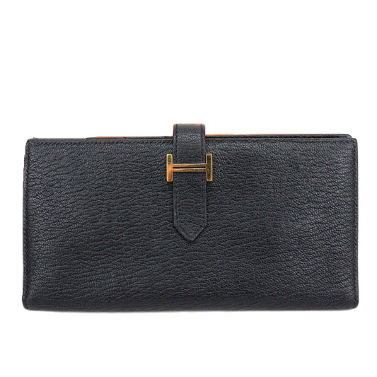 HERMES 039078CC BEARN SOUFLET LONG WALLET