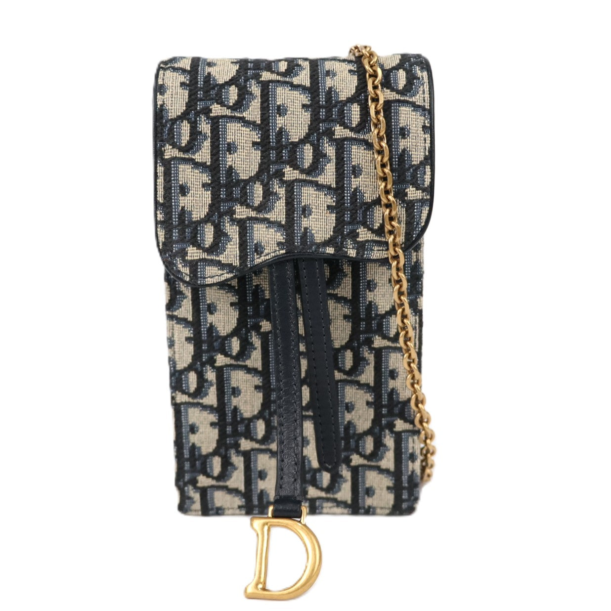 DIOR S5641CTZQ VERTICAL SADDLE POUCH MINI BAG W