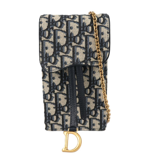 DIOR S5641CTZQ VERTICAL SADDLE POUCH MINI BAG W