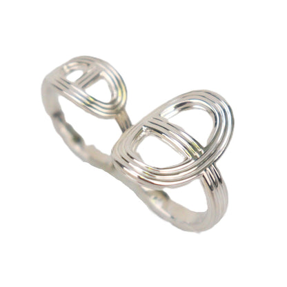 HERMES H114603B Chaine d'Ancre 24 Double Very Large Model Ring