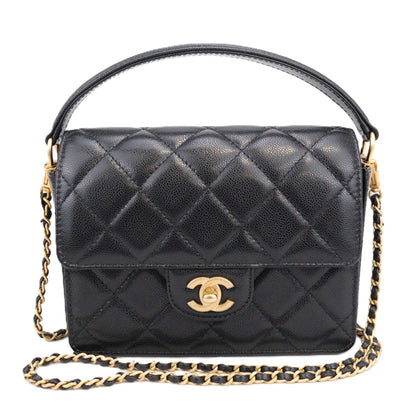 CHANEL AS5165 TOP HANDLE FLAP HANDBAG