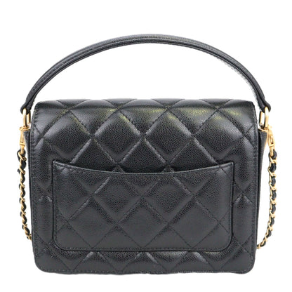 CHANEL AS5165 TOP HANDLE FLAP HANDBAG