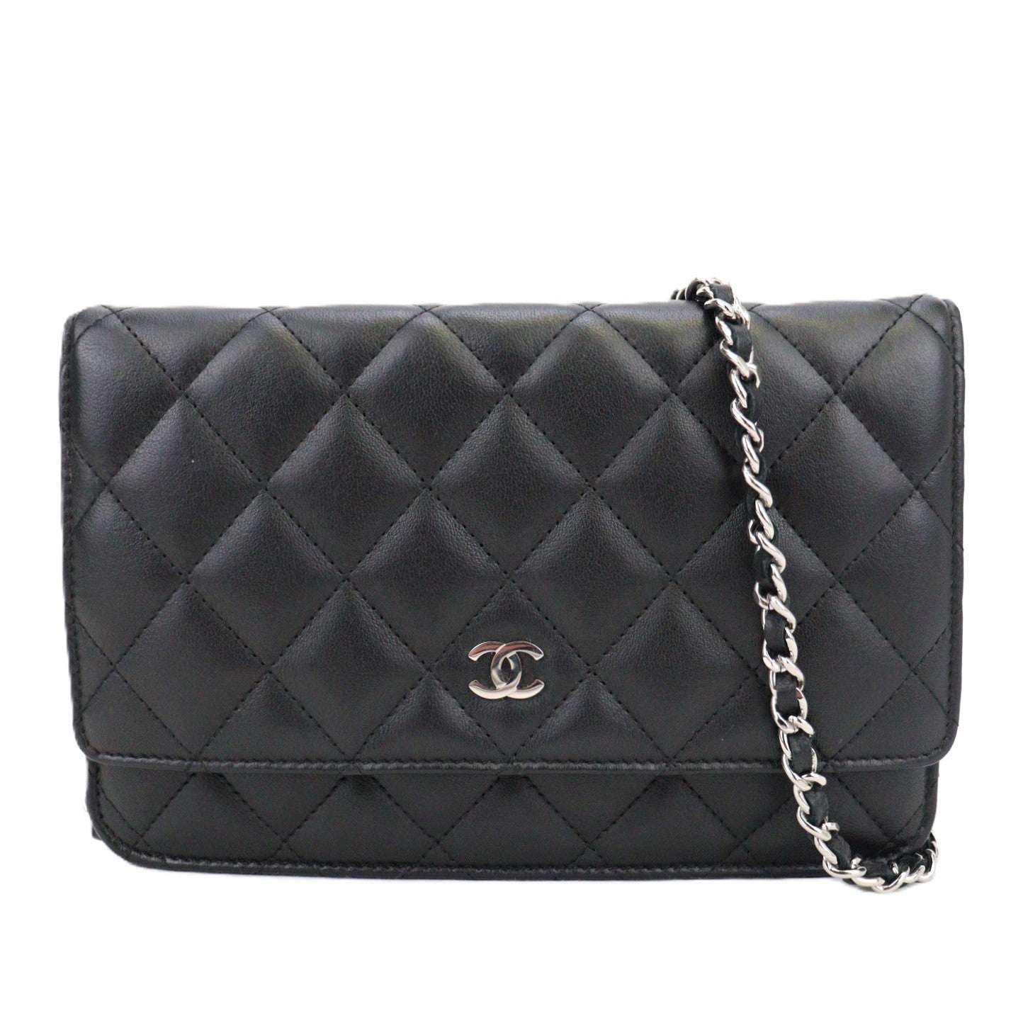 CHANEL 33814 CLASSIC FLAP WALLET ON CHAIN