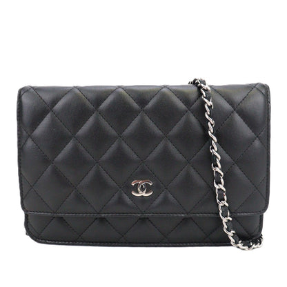 CHANEL 33814 CLASSIC FLAP WALLET ON CHAIN
