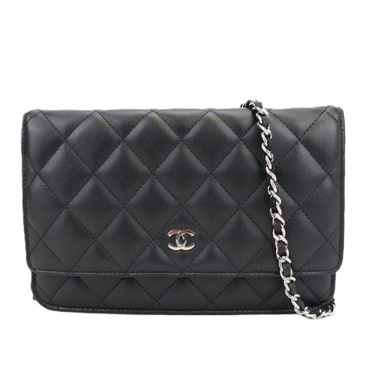 CHANEL 33814 CLASSIC FLAP WALLET ON CHAIN