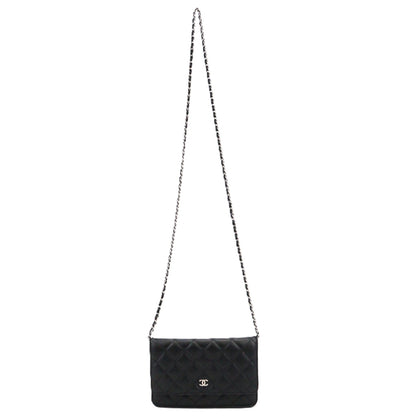 CHANEL 33814 CLASSIC FLAP WALLET ON CHAIN
