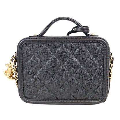 CHANEL 93342 CC FILIGREE VANITY BAG