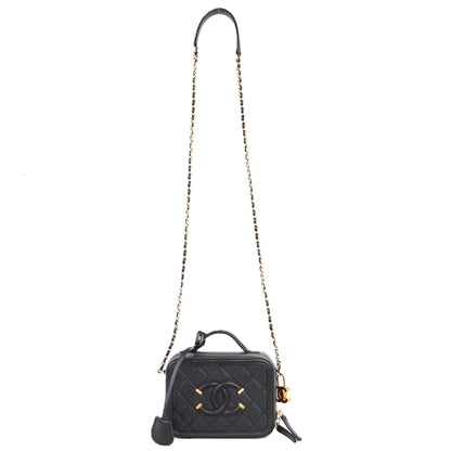CHANEL 93342 CC FILIGREE VANITY BAG