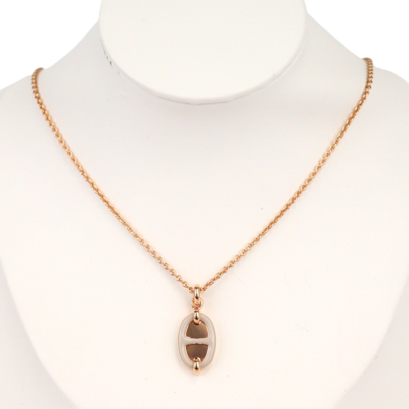 HERMES 100053FO MINI MAILLON PM NECKLACE