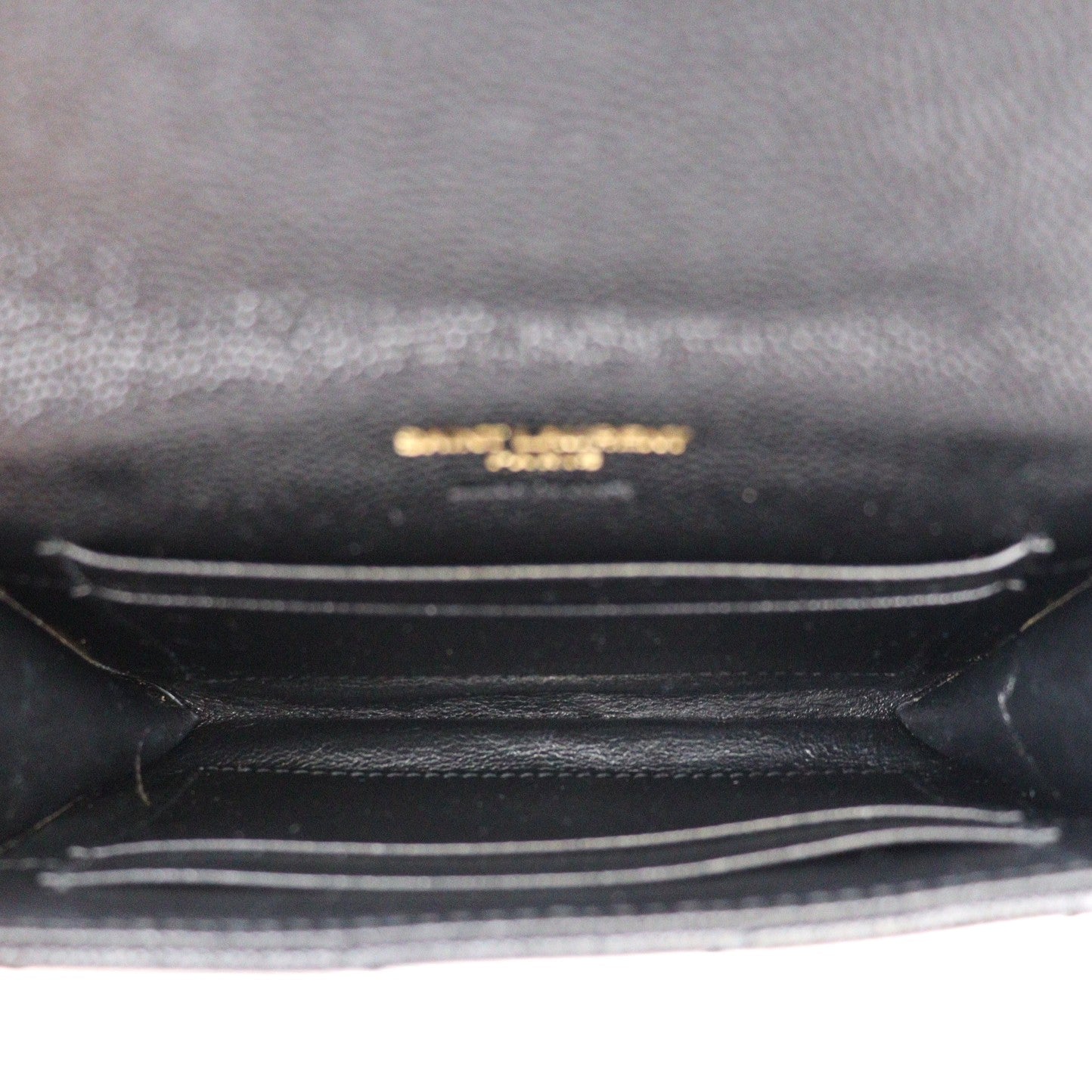 SAINT LAURENT 414404 BOW01 CASSANDRE WALLET