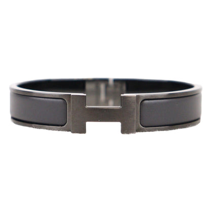 HERMES 703203FK CLIC HH SO BLACK BRACELET