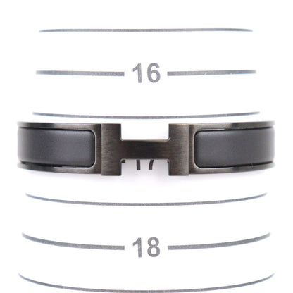 HERMES 703203FK CLIC HH SO BLACK BRACELET